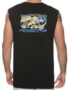 Hawaiian Islands Map Muscle Tee Black