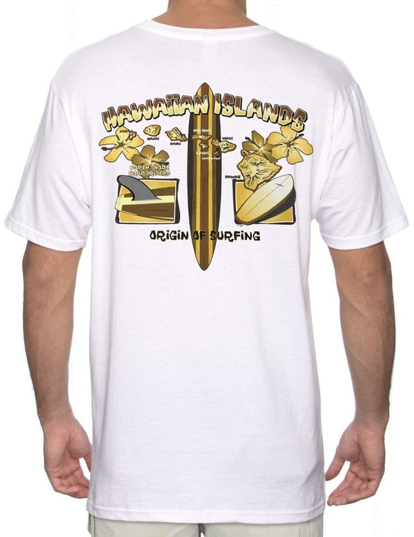 Hawaiian Islands Origin of Surfing T-Shirt
