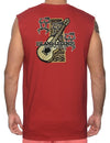 Hawaiian Muscle Tee Ukulele Warriors Red