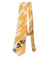 Necktie Hawaiian Design Woody Cars Yellow