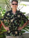 Sea Turtles Hawaiian Shirt Black