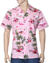 Tropical Flamingos Men's Shirt