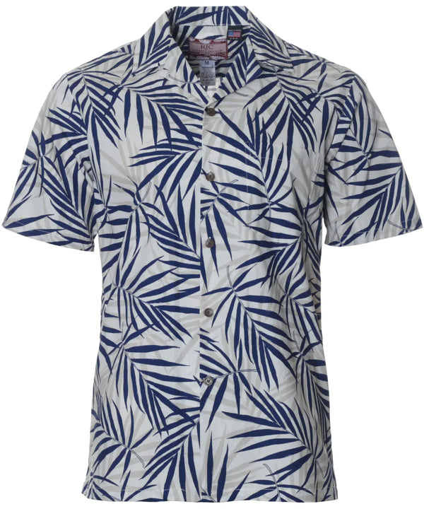 Robellini Palms Aloha Shirt Beige