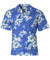 Hawaiian Blue Shirt Crack Hibiscus Blue