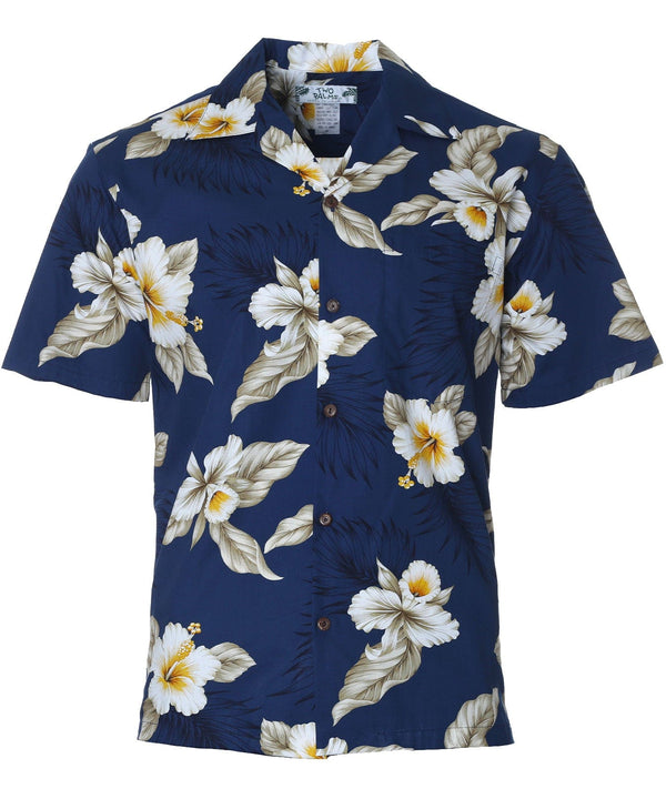 Hawaii Shirt Hibiscus Trend Design Navy