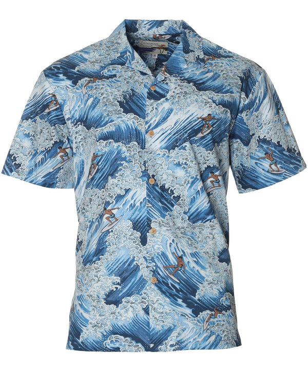 Surfer Aloha Shirt Blue