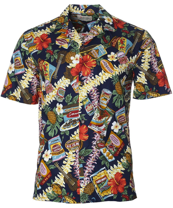 Hawaiian Shirt ABC Navy