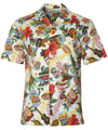 Hawaiian Shirt ABC White