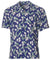 Magnum PI Mini Anthurium Hawaiian Shirt Royal