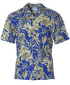 Hawaii Pineapple Garden Aloha Shirt Navy