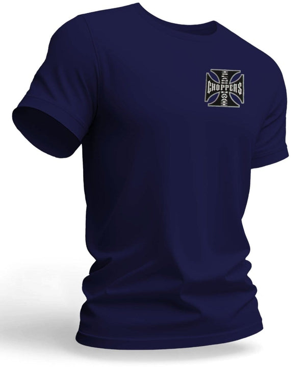 Hawaiian T-Shirt Island Choppers Navy Shaka Time Hawaii