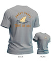 Hawaiian Tee Angry Shark T-Shirt Ash