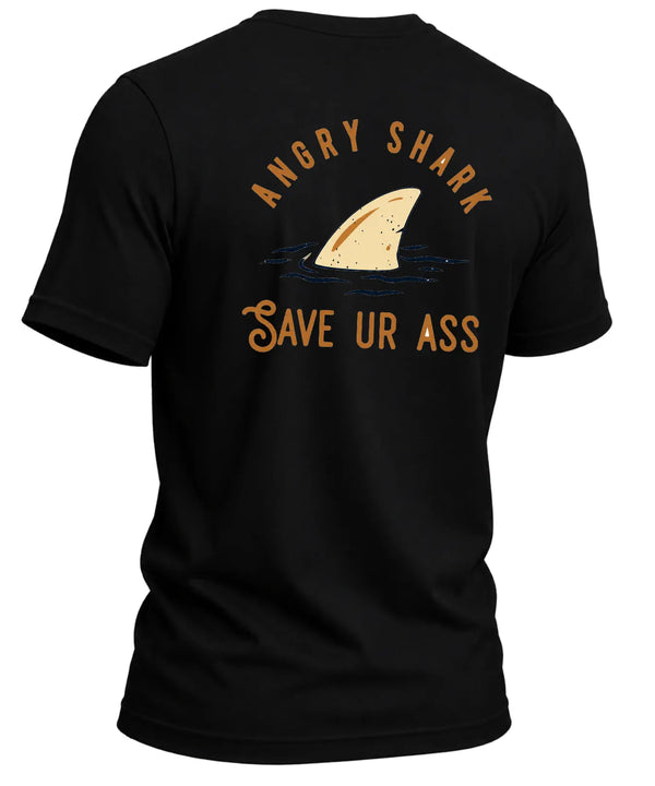 Hawaiian Tee Angry Shark T-Shirt