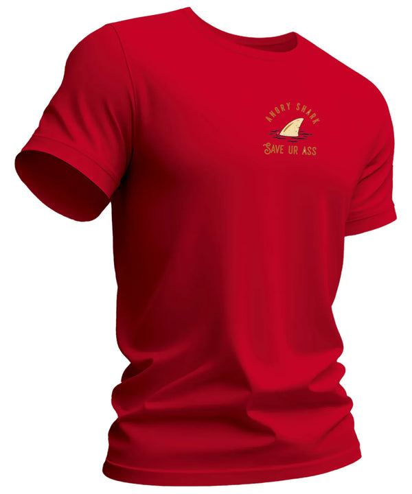 Hawaiian Tee Angry Shark T-Shirt
