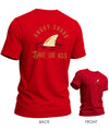 Hawaiian Tee Angry Shark T-Shirt Red