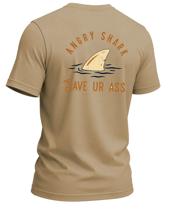 Hawaiian Tee Angry Shark T-Shirt