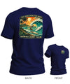 Hawaiian Tee Dying for Waves T-Shirt Navy