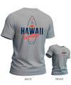 Hawaiian Tee Hawaii Surf T-Shirt Ash