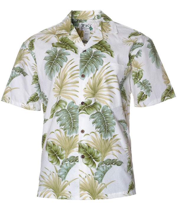 Lei of Aloha Cotton Shirt White