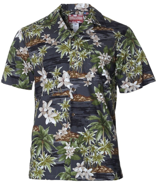 Heyday Aloha Shirt Charcoal