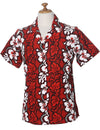Hibiscus Leis Camp Hawaiian Shirt for Women Red KY