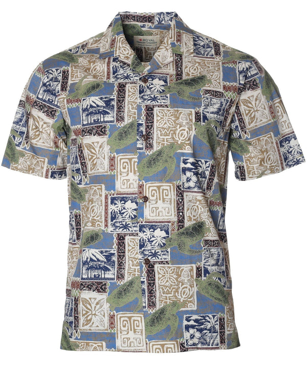 Honu | Turtles Tapa Blue