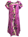 Ilima Flower Lei Muumuu Dress Pull Over Fuchsia