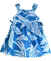 Infant Girl Baby Dress Viva Pineapples Blue
