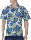 Island Botanic Aloha Shirt Resort Olive