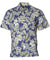 Island Botanical Aloha Shirt Navy