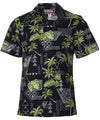 Island Discovery Hawaiian Shirt Black