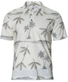 Island Palms Men's Polo Shirt Cream