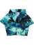 Island Sunset Paradise Dog's Aloha Shirt Turquoise