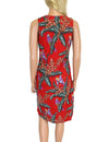 Jungle Bird Parrots Dress Sleeveless Knee Length