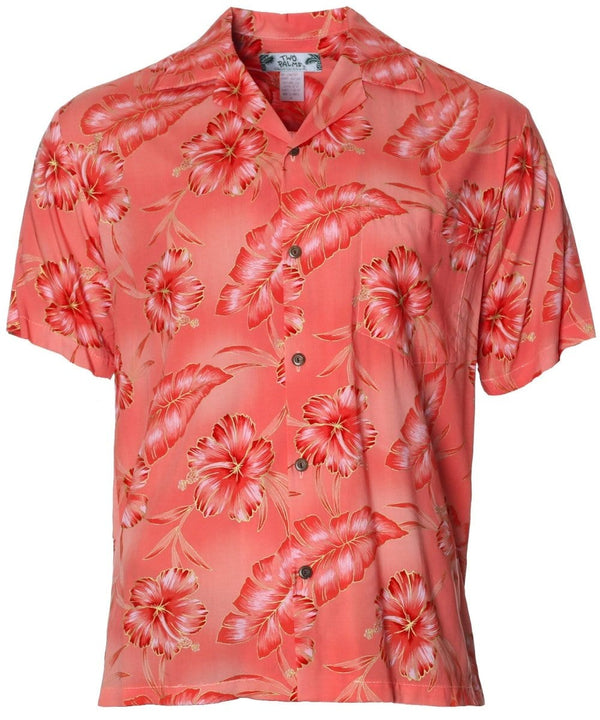 Kailua Hawaiian Shirt Coral
