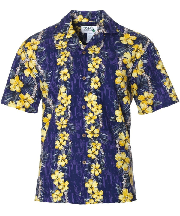 Kaimana Aloha Shirt Navy