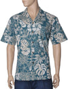 Kalokoi Forest Hawaiian Shirt Teal
