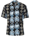 Kamamalu Resort Shirt Black Hilo Hattie