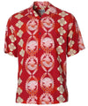 Kamamalu Resort Shirt Red Hilo Hattie