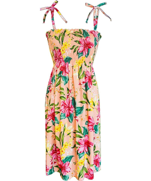 Keila Smock Dress Coral