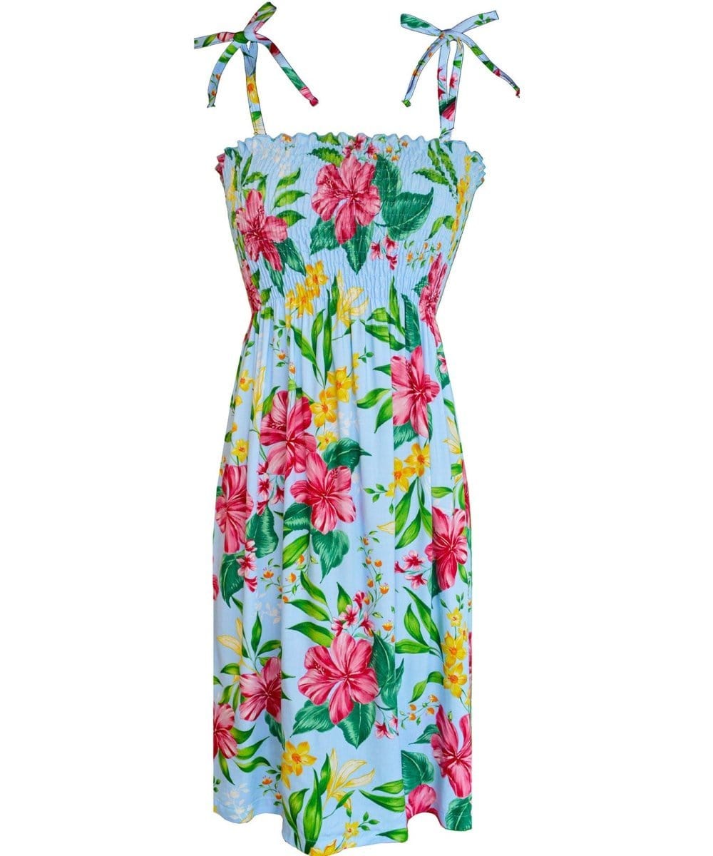 summer smock dress Keila Smock Dress Light Blue / S