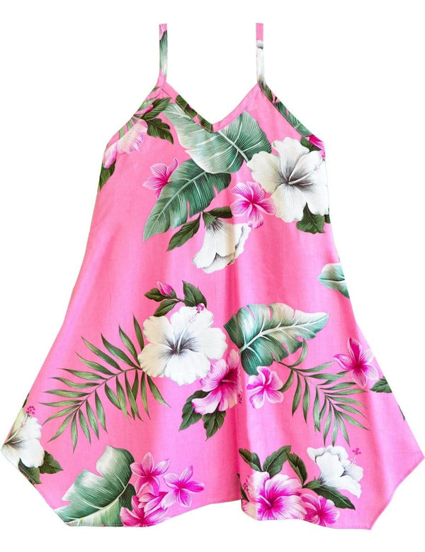 Kiana Scarf Hem Dress for Girls Pink