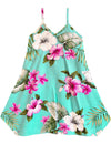 Kiana Scarf Hem Dress for Girls Turquoise