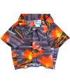 Kilauea Volcano Lava Dog's Aloha Shirt Black