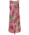Lani-Lea Wrap-Over Short Tank Hawaiian Dress Pink Mae Young Designs