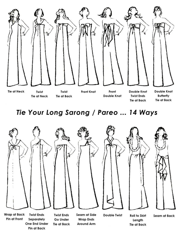 Large Full Size Sarong Cover-up Orchids Dream