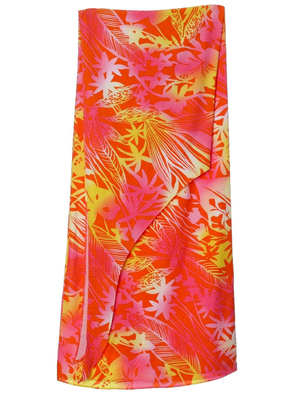 Full Size Large Sarong Cover-up Manoa Orange Orange