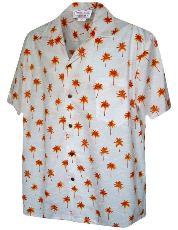 Las Vegas Palms Aloha Shirt Orange