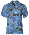 Lighting 48 Airplanes Shirt Blue