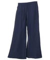 Linen Palazzo Pants Wide Leg Pants Beach Play Navy